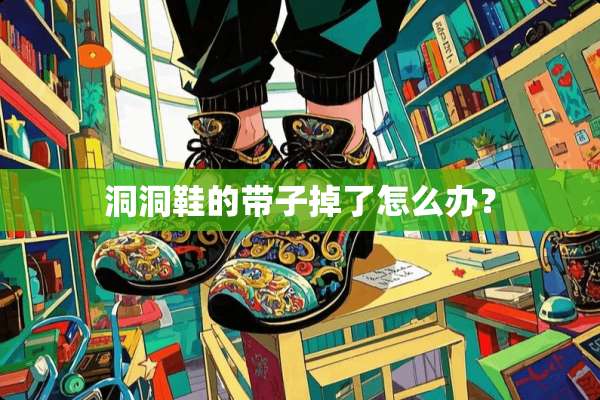 洞洞鞋的带子掉了怎么办？