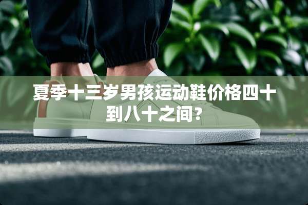 夏季十三岁男孩运动鞋价格四十到八十之间？