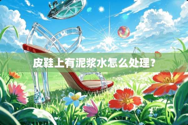 皮鞋上有泥浆水怎么处理？