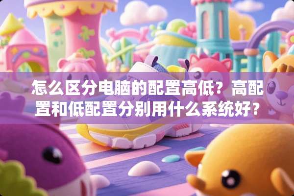 怎么区分电脑的配置高低？高配置和低配置分别用什么系统好？