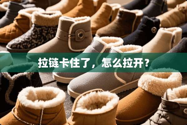 拉链卡住了，怎么拉开？