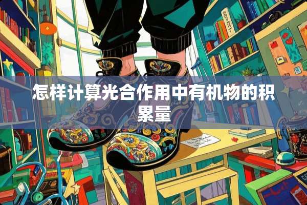 怎样计算光合作用中有机物的积累量