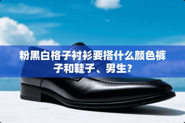 粉黑白格子衬衫要搭什么颜色裤子和鞋子、男生？