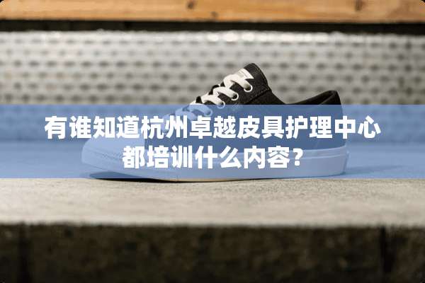 有谁知道杭州卓越皮具护理中心都培训什么内容？