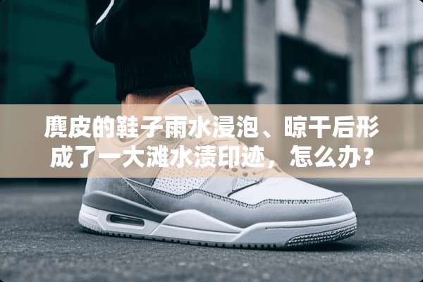 麂皮的鞋子雨水浸泡、晾干后形成了一大滩水渍印迹，怎么办？
