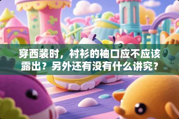 穿西装时，衬衫的袖口应不应该露出？另外还有没有什么讲究？