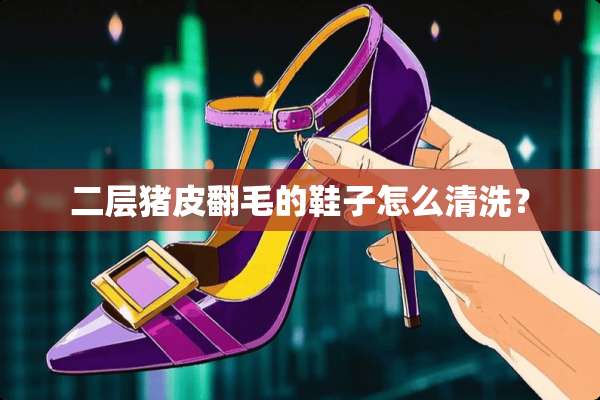二层猪皮翻毛的鞋子怎么清洗？
