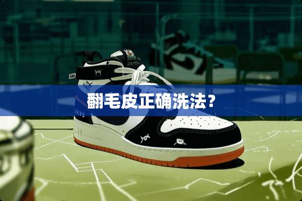 翻毛皮正确洗法？