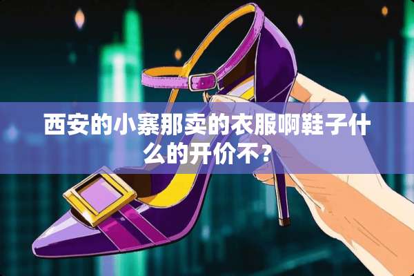 西安的小寨那卖的衣服啊鞋子什么的开价不？