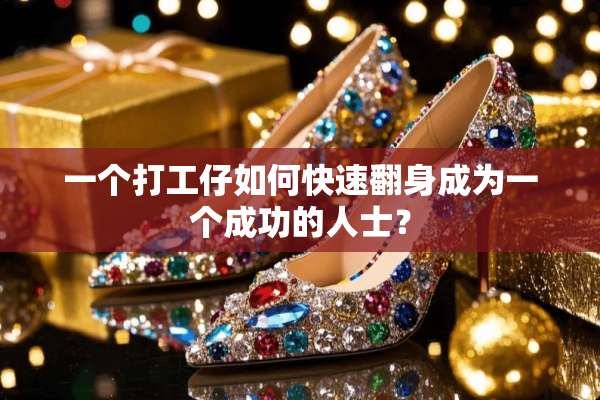 一个打工仔如何快速翻身成为一个成功的人士？