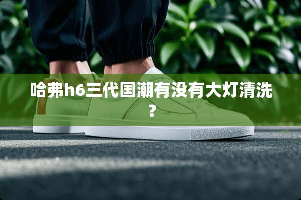 哈弗h6三代国潮有没有大灯清洗？