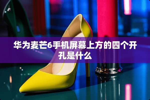 华为麦芒6手机屏幕上方的四个开孔是什么