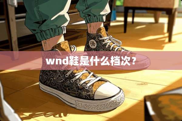 wnd鞋是什么档次？