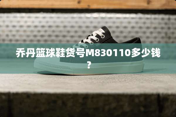 乔丹篮球鞋货号M830110多少钱？