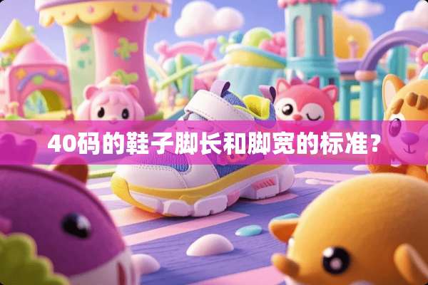 40码的鞋子脚长和脚宽的标准？