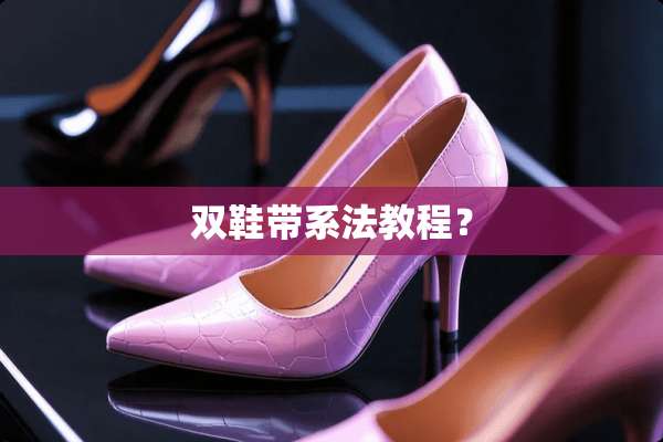双鞋带系法教程？
