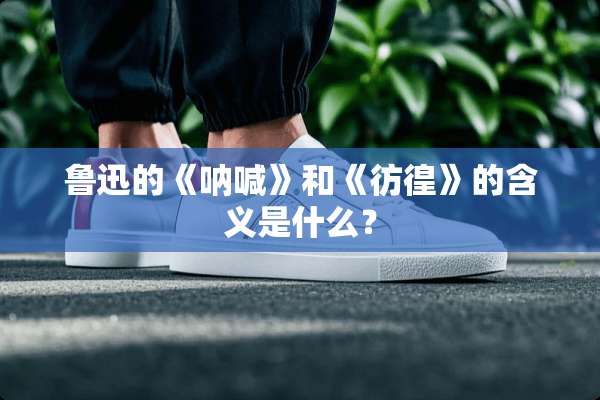 鲁迅的《呐喊》和《彷徨》的含义是什么？