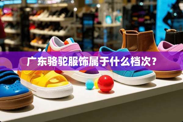 广东骆驼服饰属于什么档次？