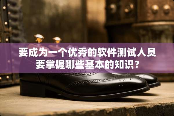 要成为一个优秀的软件测试人员要掌握哪些基本的知识？