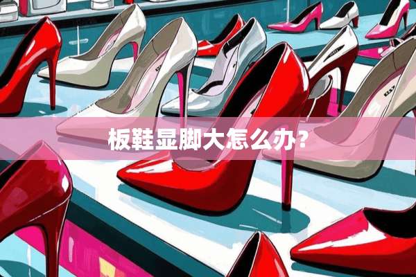 板鞋显脚大怎么办？