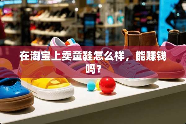 在淘宝上卖童鞋怎么样，能赚钱吗？