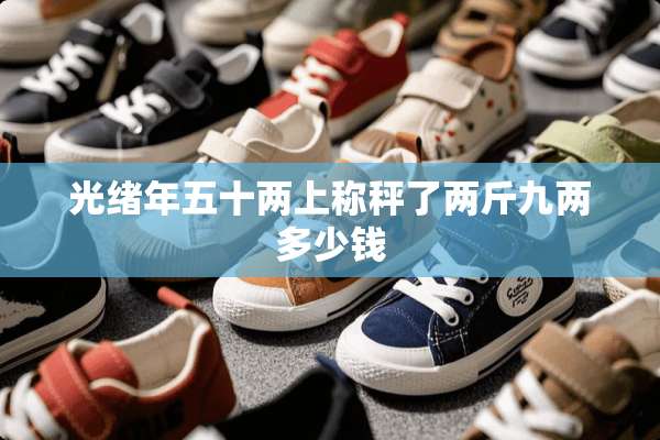 光绪年五十两上称秤了两斤九两多少钱