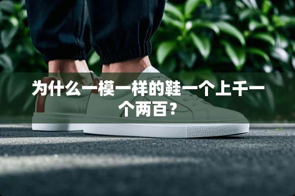 为什么一模一样的鞋一个上千一个两百？