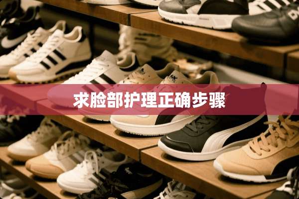 求脸部护理正确步骤