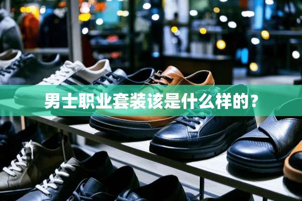 男士职业套装该是什么样的？