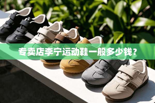 专卖店李宁运动鞋一般多少钱？