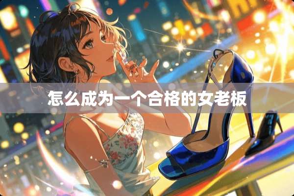 怎么成为一个合格的女老板