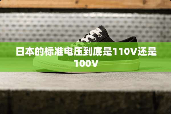 日本的标准电压到底是110V还是100V