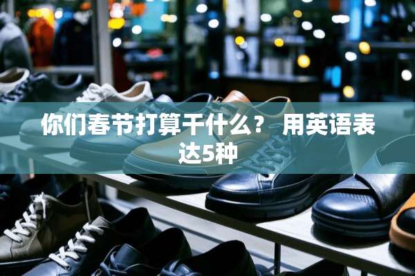 你们春节打算干什么？ 用英语表达5种