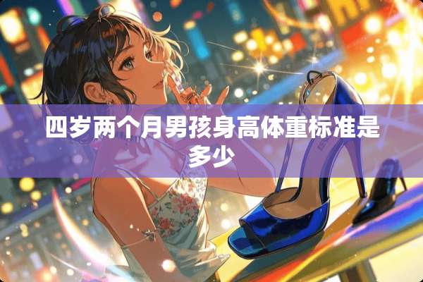 四岁两个月男孩身高体重标准是多少