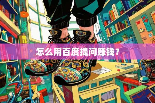 怎么用百度提问赚钱？