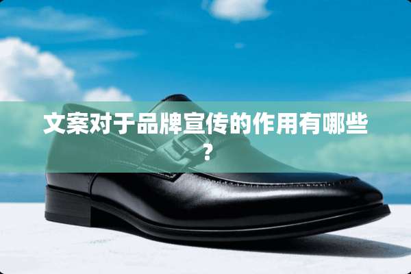 文案对于品牌宣传的作用有哪些？