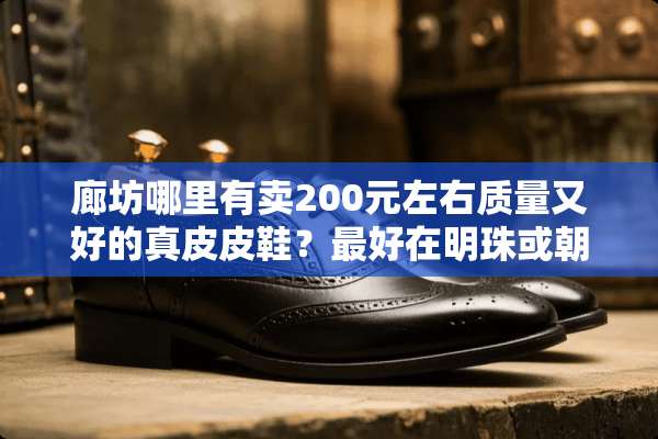 廊坊哪里有卖200元左右质量又好的真皮皮鞋？最好在明珠或朝阳附近？