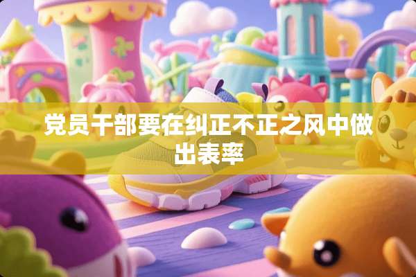 *员干部要在纠正不正之风中做出表率