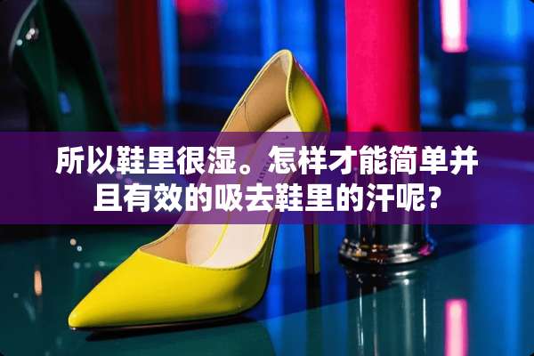 所以鞋里很湿。怎样才能简单并且有效的吸去鞋里的汗呢？