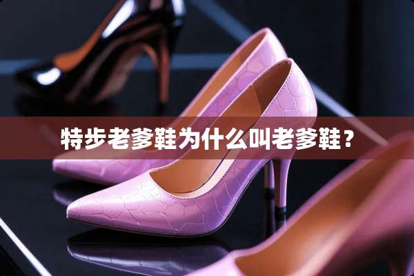 特步老爹鞋为什么叫老爹鞋？