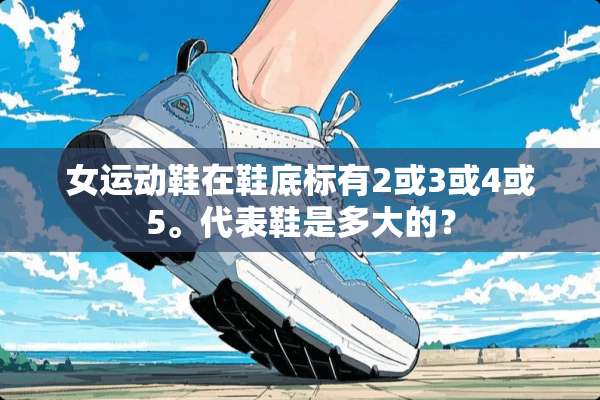 女运动鞋在鞋底标有2或3或4或5。代表鞋是多大的？
