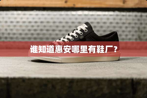 谁知道惠安哪里有鞋厂？