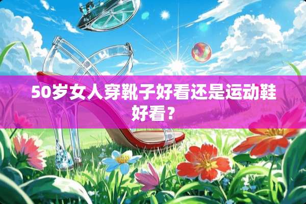 50岁女人穿靴子好看还是运动鞋好看？
