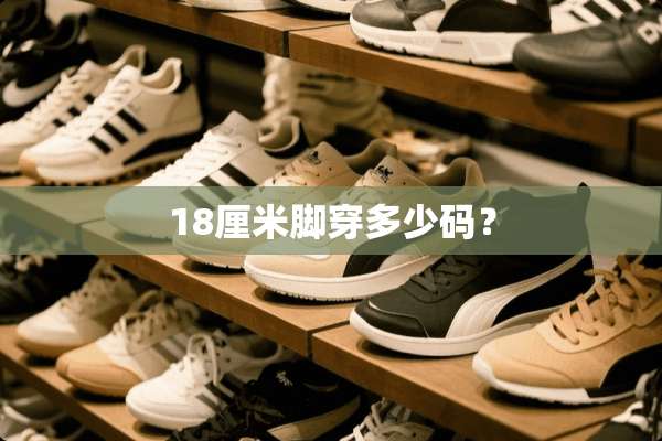 18厘米脚穿多少码？