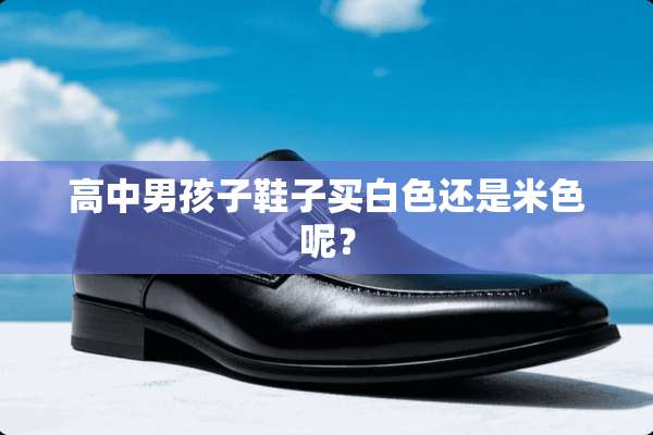 高中男孩子鞋子买白色还是米色呢？