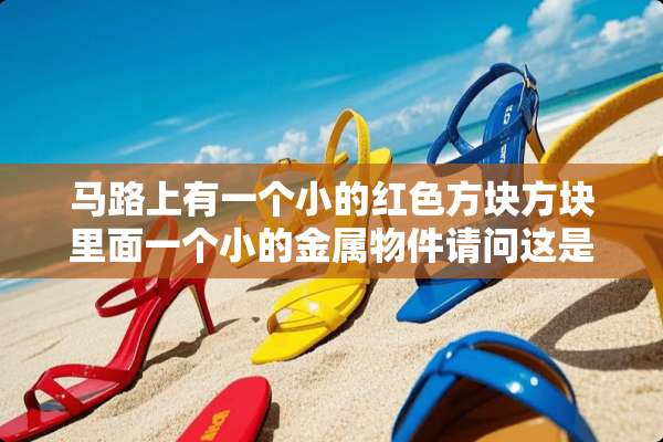 马路上有一个小的红色方块方块里面一个小的金属物件请问这是什么