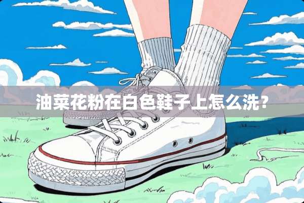油菜花粉在白色鞋子上怎么洗？