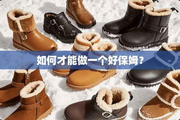 如何才能做一个好保姆？