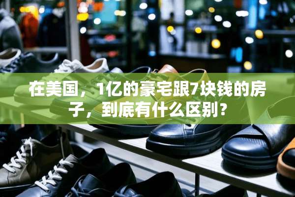 在美国，1亿的豪宅跟7块钱的房子，到底有什么区别？