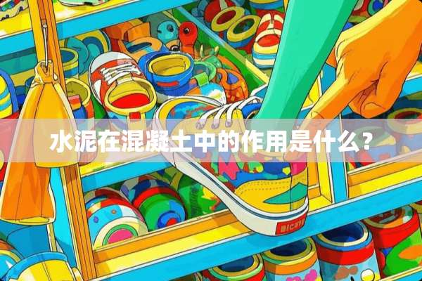 水泥在混凝土中的作用是什么？